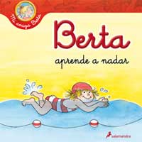 Berta aprende a nadar